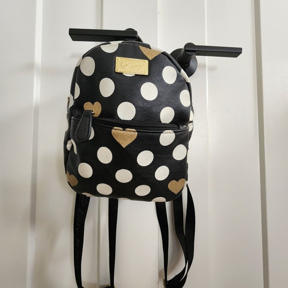 Luv Betsey / Mini Backpack / Black & White